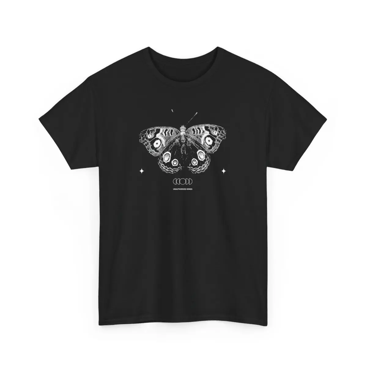 Unauthorized Minds Butterfly Streetwear Graphic Tee - Classic Unisex Fit - Casual Street Style