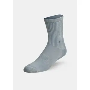Washed Stone Grey - Stone Grey | Womens Crew Socks
