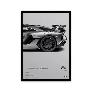Lamborghini Aventador SVJ car poster, collectible, souvenir, gift, decoration Room