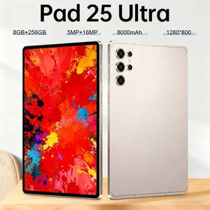 2in 1 Android 15 WiFi Tablet PC, Tablet Set Android, With Keyboard/mouse/case/stylus Pen, 11 Inch 1280*800 IPS Screen, 12GBRAM, 256GB ROM Support TF Card Expansion Up To 1TB, Dual Camera Dual Band WiFi 6, 8000mAh Rechargeable Li-ion Battery