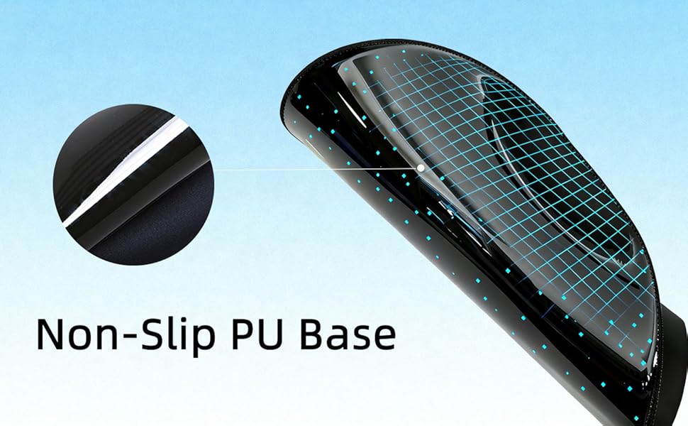 Ergonomic Mouse Pad with Wrist Rest, Gel Wrist Support Mousepad, Pain Relief Laptop Computer Mouse Pad, Non-Slip Mouse Pads for Office & Home (Black)