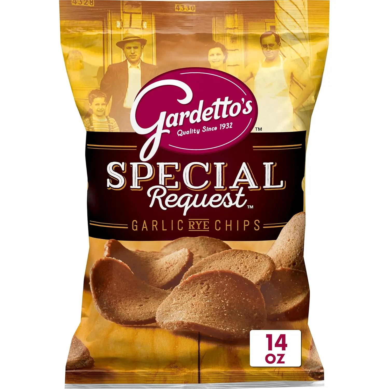 Gardetto's Snack Mix, Special Request Garlic Rye Chips, 14 oz