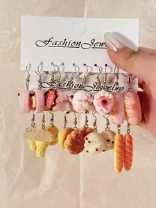 Cute Food Design Earrings, Fashion Jewelry for Party, Daily Clothing Decor, Trendy All-match & Exquisite Jewelry for Birthday Gift