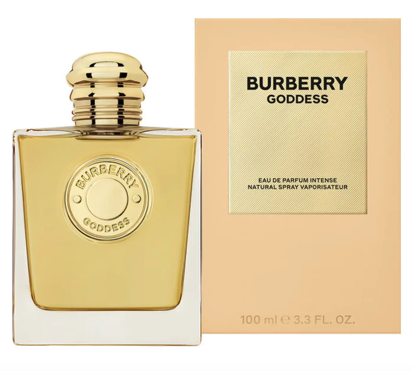 Burberry Goddess Intense Eau de Parfum for Women, 3.3 fl oz Intense Version Single Bottle, Spray on Skin with Vanilla Quartet Notes