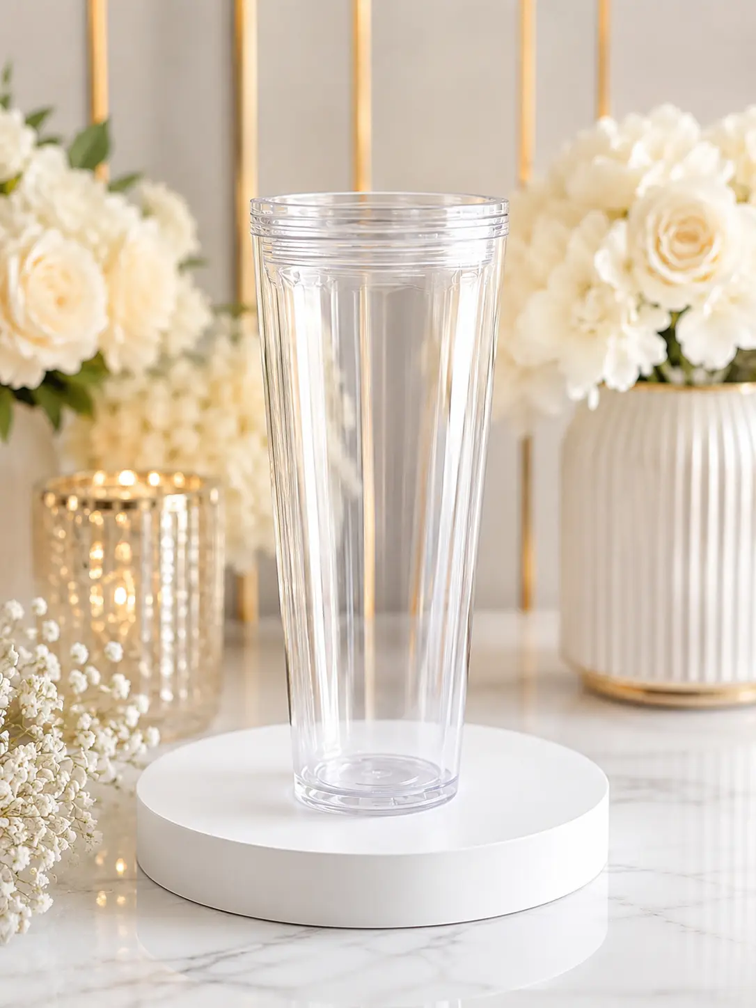 Vaso personalizado 24 oz snow globe