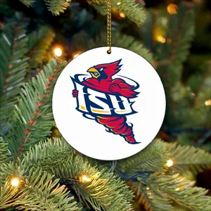 Iowa Ornament, Christmas Football Decor, Iowa Team Gift, Christmas Gift,  Gift Football Lovers, Ceramic Ornament, Decoration Ornament