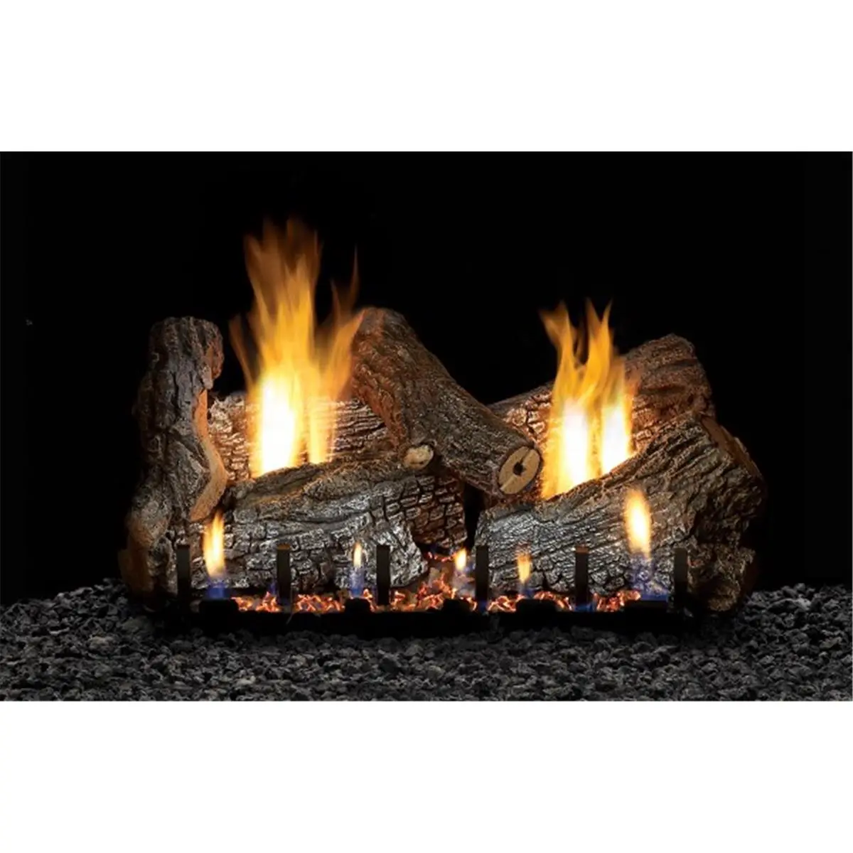 212 MAIN 24 in. Refractory Outdoor Patio Fire Pit with 6-Piece Log Set, Remote, Flame Adjustment, Intermittent Pilot, Manual Oversight & Complete Control of Log Set