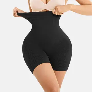 Women High Waist Shapewear Tummy Control Butt Lifter Thigh Slimming Shaping Shorts