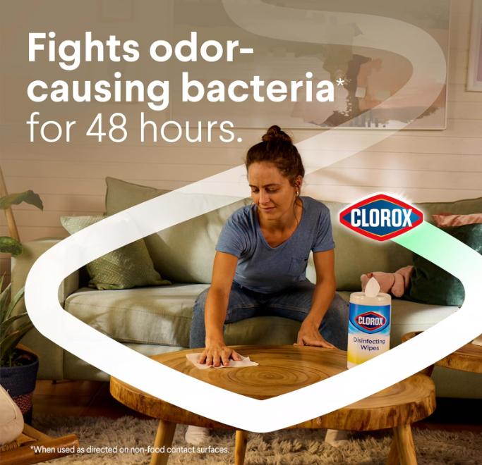 Clorox Disinfecting Wipes Flex Pack, Bleach Free, Fresh Scent, 75 Count, Pack of 3 (Pack May Vary)
