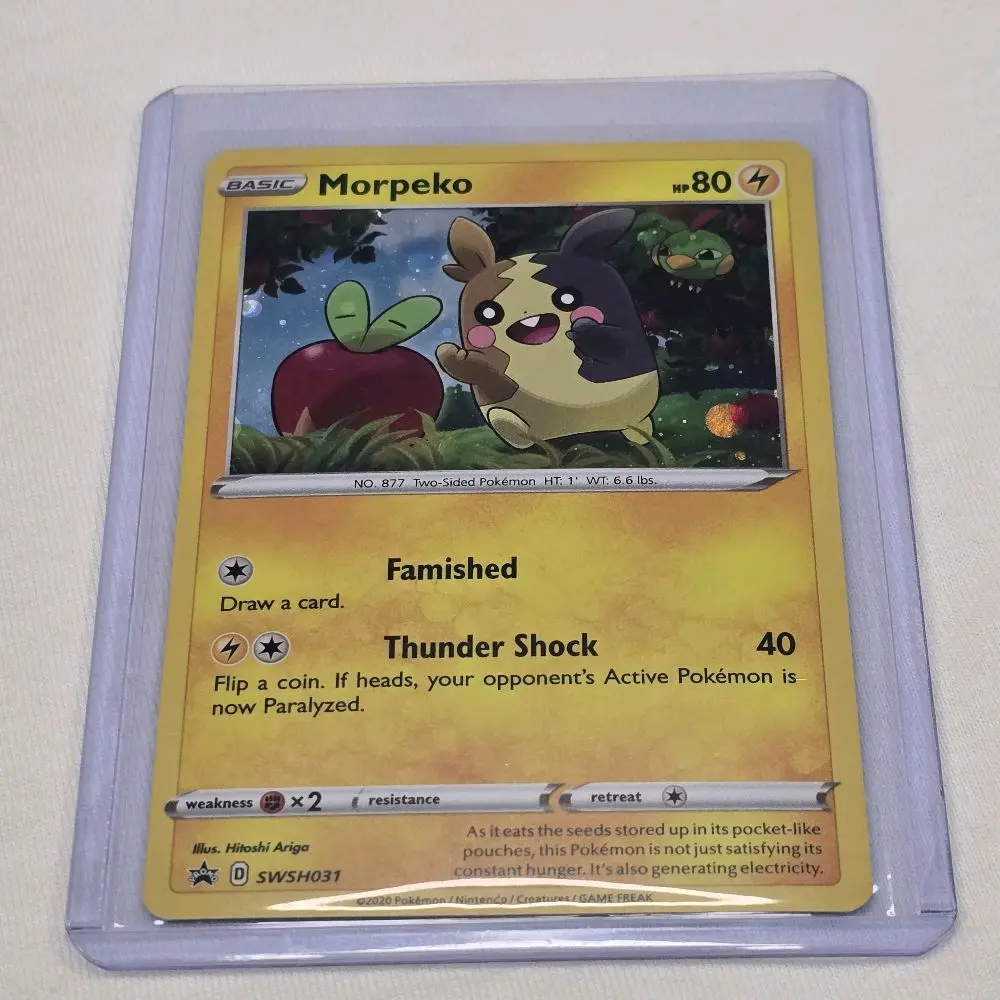 Morpeko SWSH031 Promo Raw Card Morpeko SWSH031 Promo Raw Card