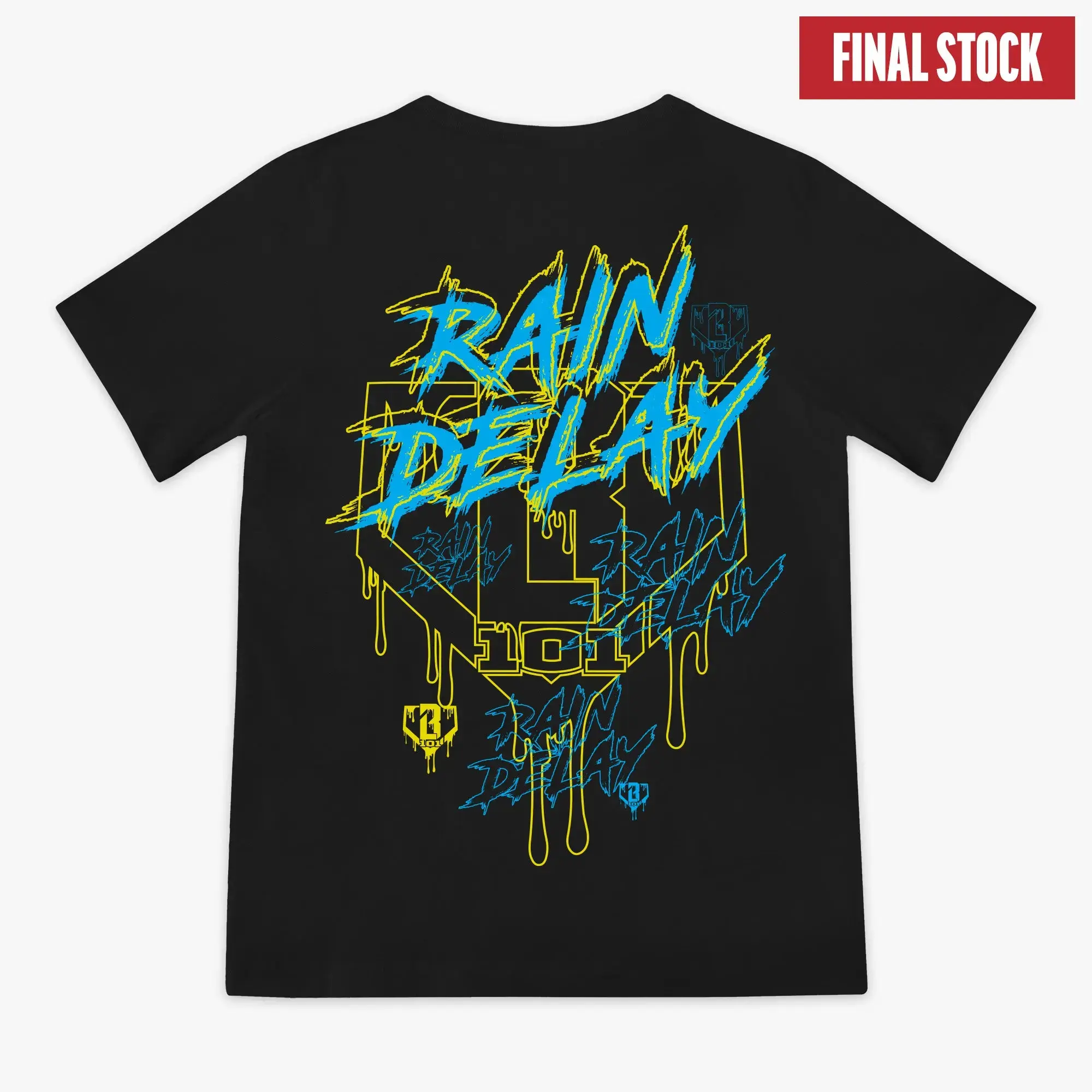 Rain Delay Lightweight Adult T-shirt - Lightning Bolt