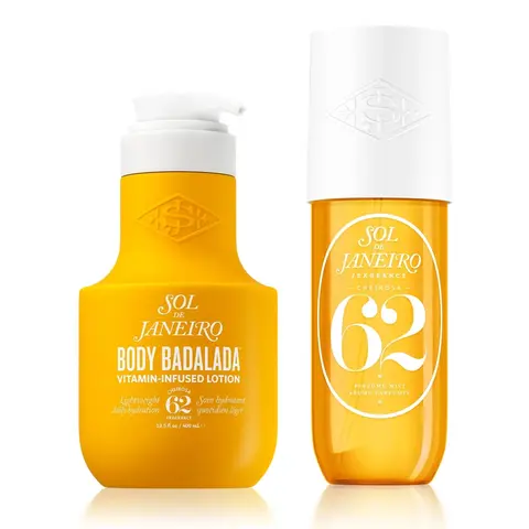 Sol de Janeiro Women's Brazilian Body Cosmetic Gift Set - Fast-Absorbing Weightless Hydrating Lotion, Long-Lasting Perfumes Mist, Hyaluronic Acid, Pistachio, Salted Caramel, Jasmine, Vanilla Drydown, Almond | Aroma Scent Gifts for Women
