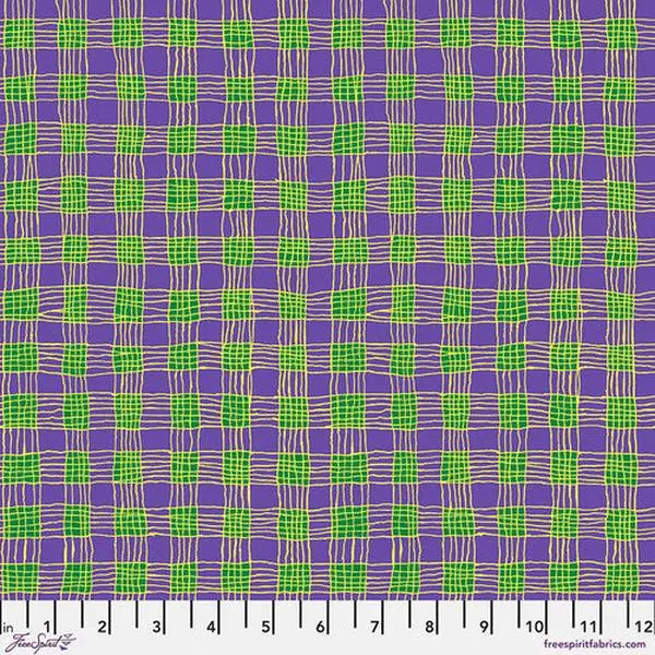 Fabric FreeSpirit Kaffe Collective Purple Gingham by the Quarter Yard PWBM089.PURPLE