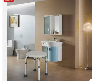 Bath Seat Round Shaped Spa Massage Stool Shower Bench Bathroom Organizer