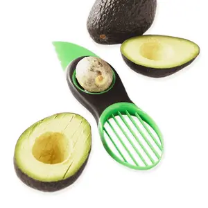 3 in 1 Avocado Slicer Fruit Kitchen Plastic Utensils Kitchen Gadget Blade