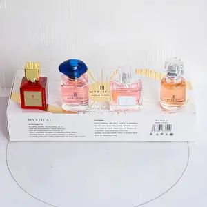 Women's 4-Piece Perfume Set (30mL×4), Floral & Fruity Scents, Long-Lasting & Portable, Natural Ingredients, Perfect Gift for Her, Ideal for Daily Wear & Special Occasions         ，。 ，。