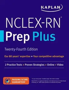 USED-Nclex-RN Prep Plus: 2 Practice Tests + Proven Strategies + Online + Video by Kaplan Nursing (Paperback)