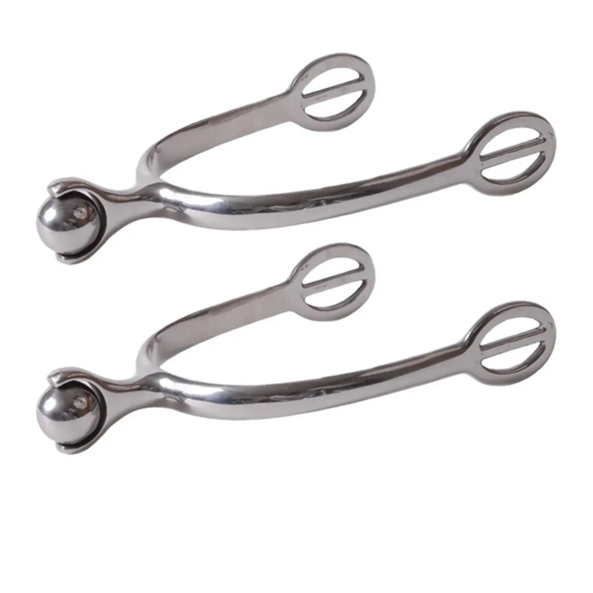 212 MAIN Stainless Steel Automatic Rolling Ball Spurs, Western Equestrian Gear with a 1-Inch Shank and Soft-Touch Grip, Western Horse Driving Equipment, 1 In, Equestrian Sports