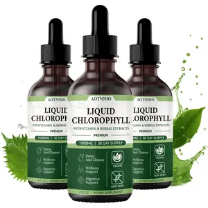 Summervibes Liquid Chlorophyll Drops | Natural Concentrate | Supports Digestive & Immune Health | Vegan & Gluten-Free | 1500 mg