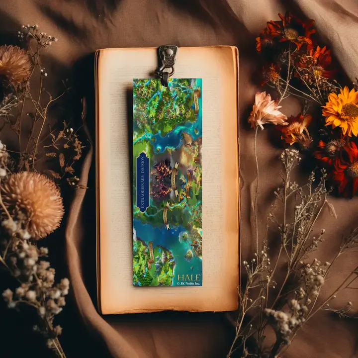 Map Of The Extraordinary Division Of Malphora Lenticular Bookmark