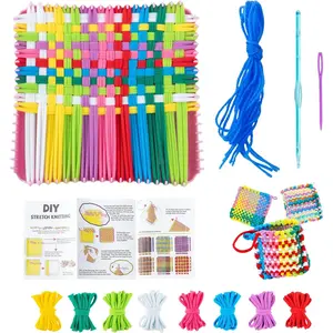 Weaving Loom Kit Easy Potholder Loom for Beginners DIY Crafts for Kids & Adults Creative Art Set Great Gift for Girls Ages 3+
