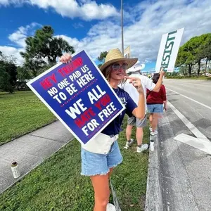Hate You For Free Protest Sign For March, Anti Trump Poster,2025 Protest