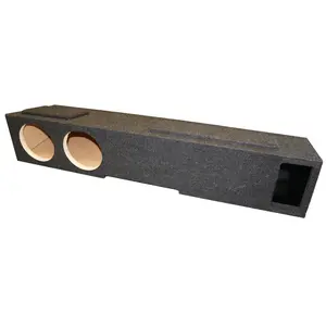 U-8CPDV-Dual Vented 8 in Carpeted Universal:??í GM Crew Cab - 07-23 with 1 in Front Baffle