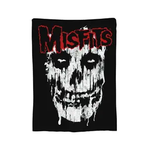 T-he -Misfits thick warm double-sided blanket, suitable for winter use, no shedding, no pilling, super soft blanket, suitable for bed sofa