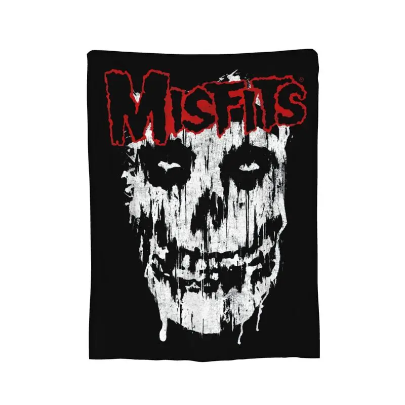 Misfits Movie-Themed Watercolour Glam Double-Sided Microfiber Fleece Blanket - Thick, Warm, Wrinkle-Resistant, No-Shedding, No-Pilling, Super Soft, 3 Sizes, Durable - Christmas, Birthday Gifting for Family (Winter Bedroom/Sofa Use)