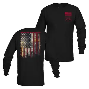 Red Blood Blue Collar® Long Sleeve - Black