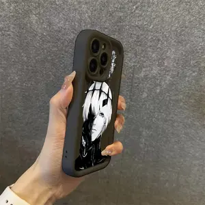 Hot Anime T-Tokyo G-Ghoul Phone Case Suitable for iPhone 16, 15, 14, 13, 12, 11 Pro Max Mini XR XS X 7 8 Plus Shockproof Soft TPU Back Cover