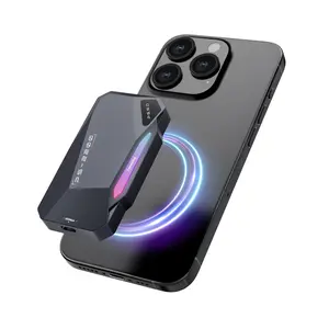 FANXIANG PS2200 1TB Magnetic Portable SSD(Compatible with Apple 15 and above), 2050MB/s USB 3.2 Gen 2x2 Magnetic SSD, 4K ProRes Recording and Storage, with Magnetic Ring, RGB Touch Lighting, External SSD for iPhone/Android/PC/Mac