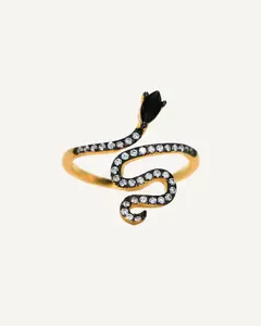 Nagini Black Onyx Ring