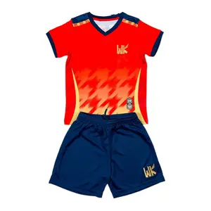 Essentials Youth Soccer Jersey Set - Red
