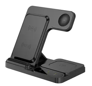 An integrated wireless charging station suitable for iPhone 17, watches and Airp