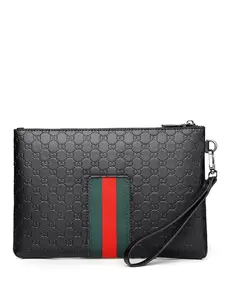 Men's Letter Envelope Clutch Bag Large Capacity Business Wallet, Soft Letter Clutch, Stylish Handbag for Daily Use, Perfect for Work and Casual sacoche homme，bolsos para hombre，man bag，bags for man