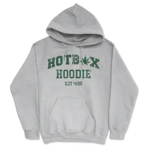 Hotbox HOODIE, Smokers Hoodie, Weed Hoodies, Hotboxing, Pothead Gifts, 420 Hoodies, Pot Leaf Hoodies Cotton Fabric