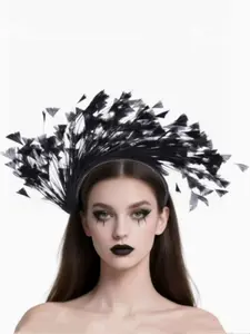 Feather Headband Resurrection Festival Masquerade Dress Up Headgear Orgy Party Headband