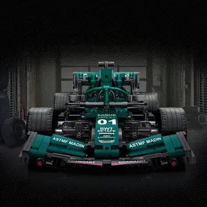 Sports Car Building Blocks Kit, 1089pcs Racing Car Assembly Model, Creative Home Desktop Ornaments for Birthday Gifts