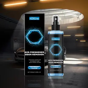 Homonth Ocean-Scented Car Air Freshener - Sea Breeze Flavor Deodorizing Spray for Fresh Air in Cars & Homes, 100ml Odor Remover