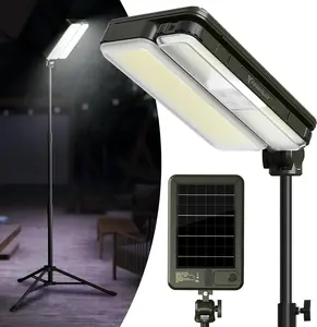 IP65 Waterproof Portable Work Light Tripod with Detachable Hook, Suitable for Outdoor Camping, Emergency Use, and Home Patio Decoration, Ideal Thanksgiving/Christmas Gift