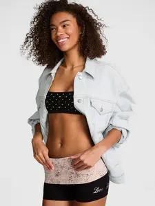 PINK All-Day Cotton™ Foldover 3" Bike Shorts