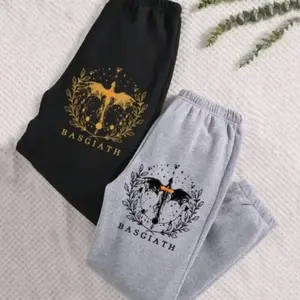 Fourth Wing Sweatpants, Fourth Wing Iron Flame Basgiath War Men's Sweatpants, Best Gift For Books Fans, Unisex Trending Pants For Men Women Y