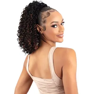 Model Model Drawstring Ponytail - CORAL GIRL