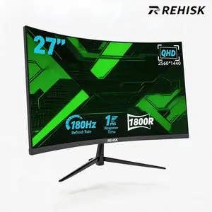 New 27 Inch QHD 1440p 180Hz 1ms Gaming Monitor, Adaptive Sync, HDMI & DP, Tilt Adjustable for Smooth Gaming Setup