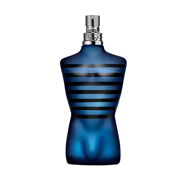 Jean Paul Gaultier Ultra Male Intense Bermuda Blue Citrus Men's Eau de Parfum - 4.2oz, Cedar Base, Pear, Cinnamon, Lemon, Amber, Clary Notes, Bermuda Blue Citrus Men's Fragrance, Signature Scent, Citrus Blend