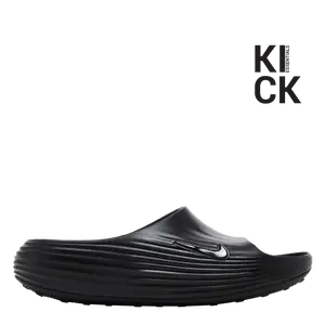 NIKE REACT REJUVEN8 SLIDE 'BLACK'