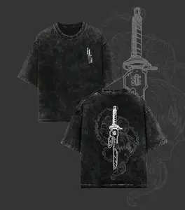 Toji Vintage Oversized Washed Tee Unisex Oversize Anime Manga Lightweight Cotton T-Shirt, Hoodies & Sweater Wash Gift For Anime Fan, Anime Lover loungewear t shirt