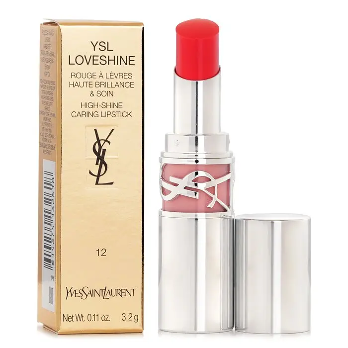 YSL Loveshine Lip Oil Stick - #12 Electric Love, Makeup Cosmetic Lip Care Product with Moisturizer & Wax Formula, Nourishing