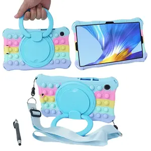 Kids Case For Samsung Galaxy Tab A9+Plus 11"8.7"2023 360 Rotating Stand Tablet Cover SM-X210/X215/X216 SM-X110/X115 A7 A8 Funda